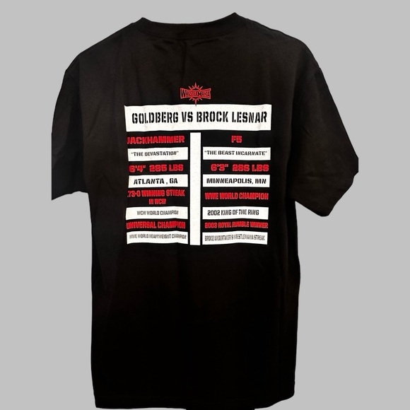 2017 WWE WrestleMania 33 Championship Match“Goldberg vs Lesnar” Size Medium - Picture 6 of 7